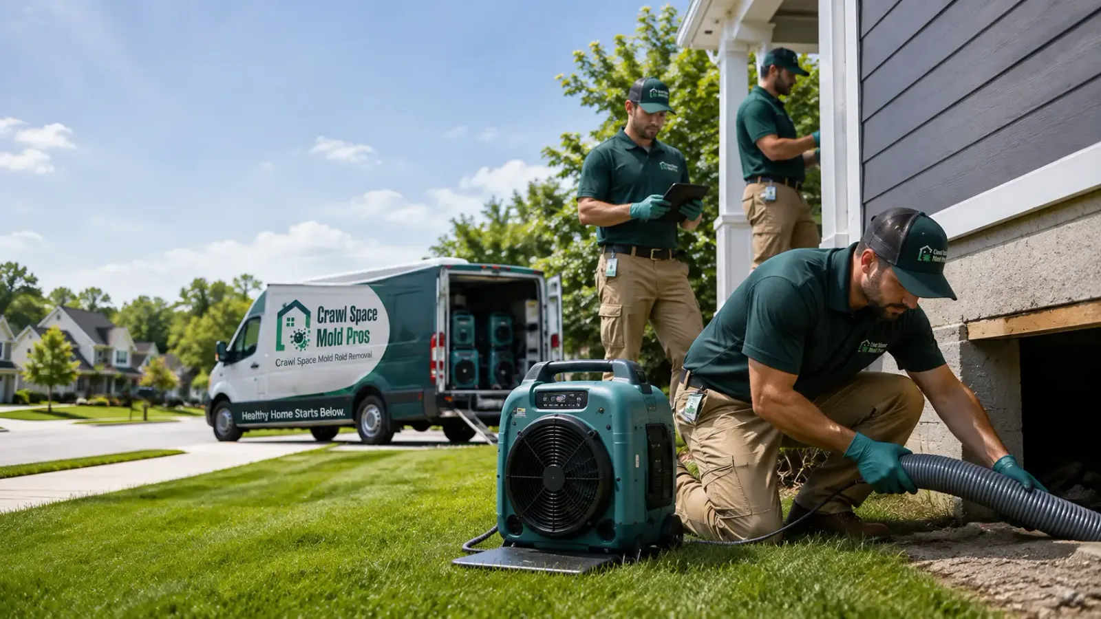 Crawl Space Mold Removal in Owings, MD